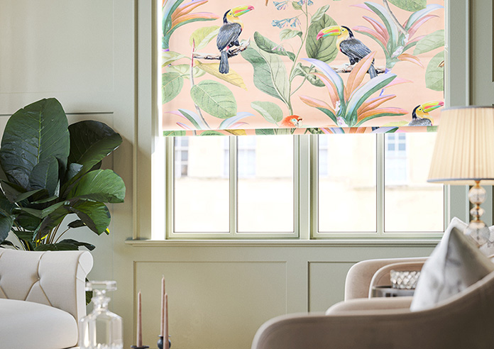Parrot, Peach Ice - Roman Blind - Image 5